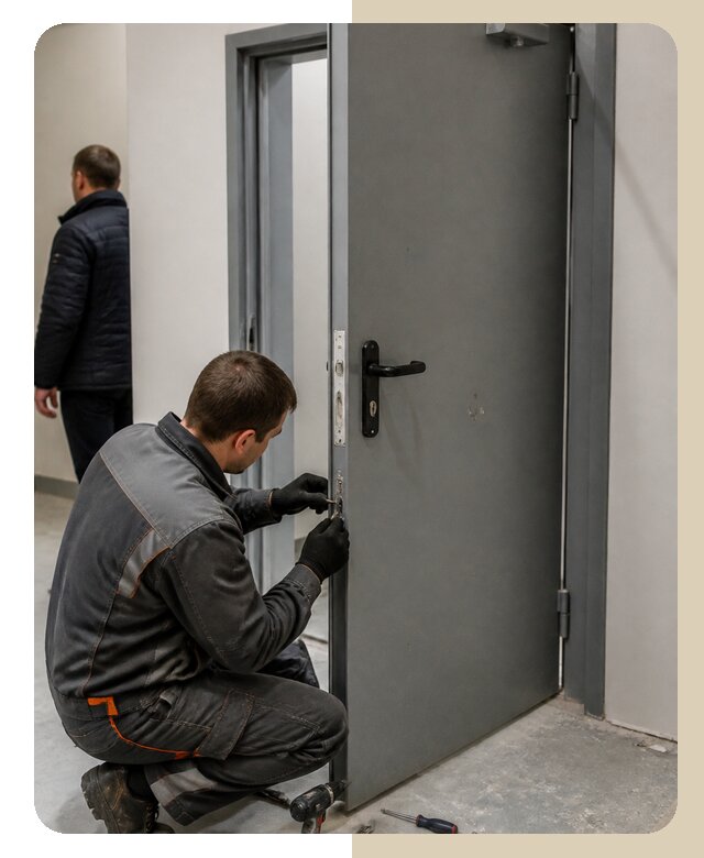 Ремонт противопожарной двери в Ижевске по цене 6752 р. | ДвериЛегко-Жвс