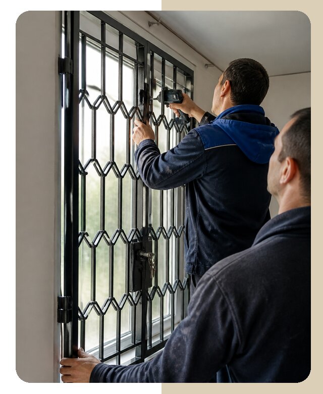 Установка распашных решеток в Ижевске цена от 6752 р. | ДвериЛегко-Жвс