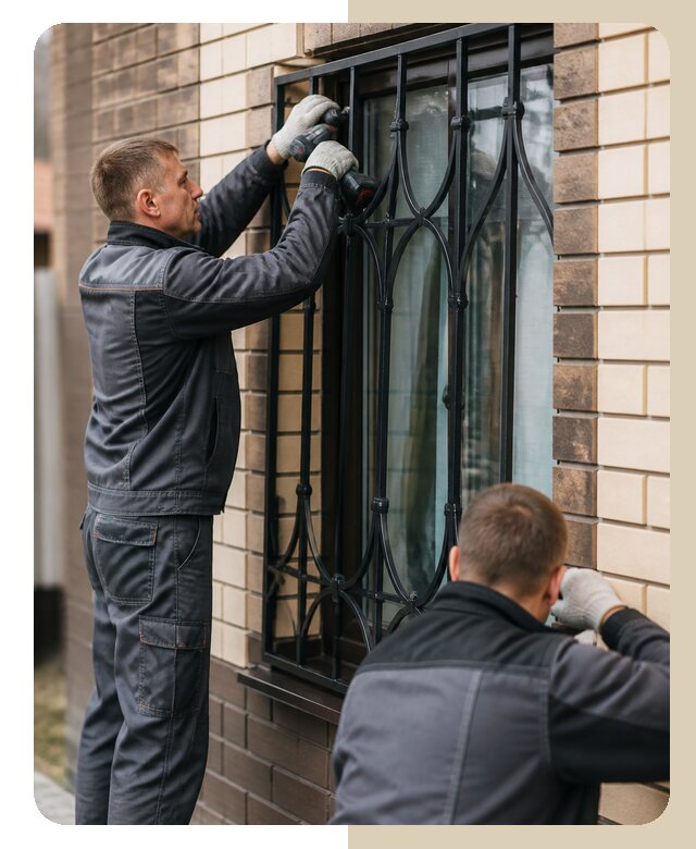 Установка решеток в дом в Ижевске по цене от 3635 р. | ДвериЛегко-Жвс